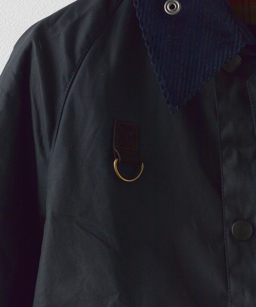 Barbour(バブアー)の「Barbour/バブア― spey wax jacket スペイワックスジャケット(ブルゾン・レディース・ボルドー/セージグリーン/ブラック・L/M)」の15枚目の写真