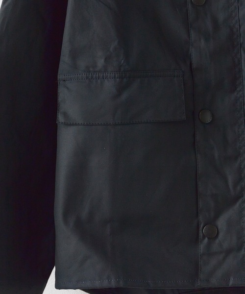 Barbour(バブアー)の「Barbour/バブア― spey wax jacket スペイワックスジャケット(ブルゾン・レディース・ボルドー/セージグリーン/ブラック・L/M)」の17枚目の写真