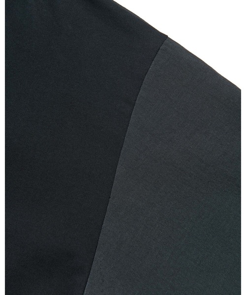 SOPHNET.（ソフネット）の「FABRIC-MIX L/S TOP（Tシャツ/カットソー・メンズ・ブラック/セージグリーン・4/3/1/2/5）」の7枚目の写真