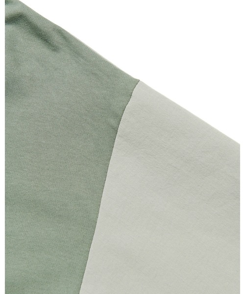 SOPHNET.（ソフネット）の「FABRIC-MIX L/S TOP（Tシャツ/カットソー・メンズ・ブラック/セージグリーン・4/3/1/2/5）」の10枚目の写真