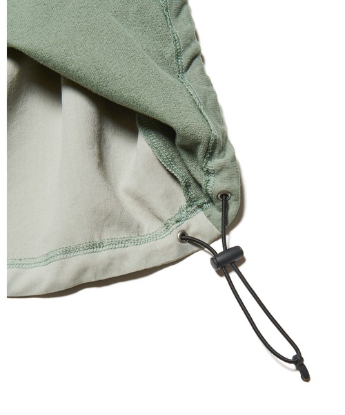 SOPHNET.（ソフネット）の「FABRIC-MIX L/S TOP（Tシャツ/カットソー・メンズ・ブラック/セージグリーン・4/3/1/2/5）」の11枚目の写真