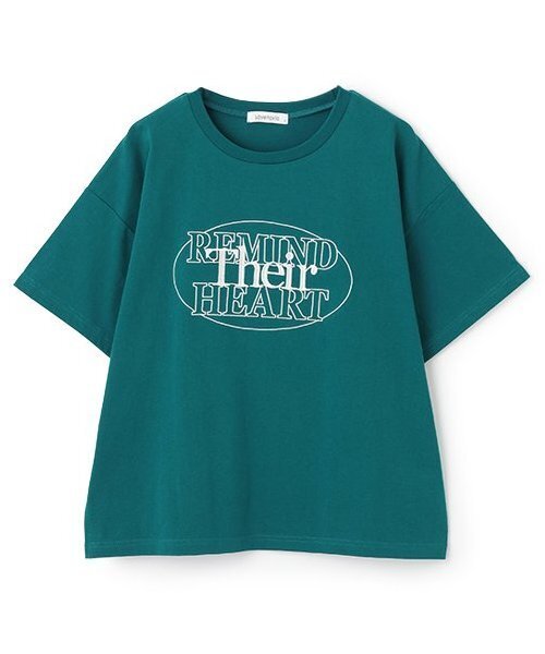LOVETOXIC（ラブトキシック）の「【GOODPRICE】【綿100％】サークルロゴ刺しゅうTシャツ（Tシャツ/カットソー・キッズ・グリーン/サックスブルー/オフホワイト/ブラック・S:140cm/130cm/L:160cm/M:150cm）」の3枚目の写真