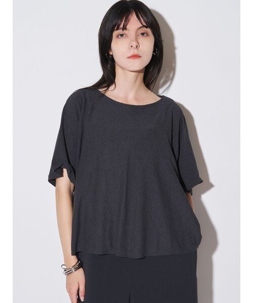 ELENDEEK（エレンディーク）の「ハイツイストドルマンTニット（ニット/セーター・レディース・ブラウン/グレー/ブルー・FREE）」の5枚目の写真