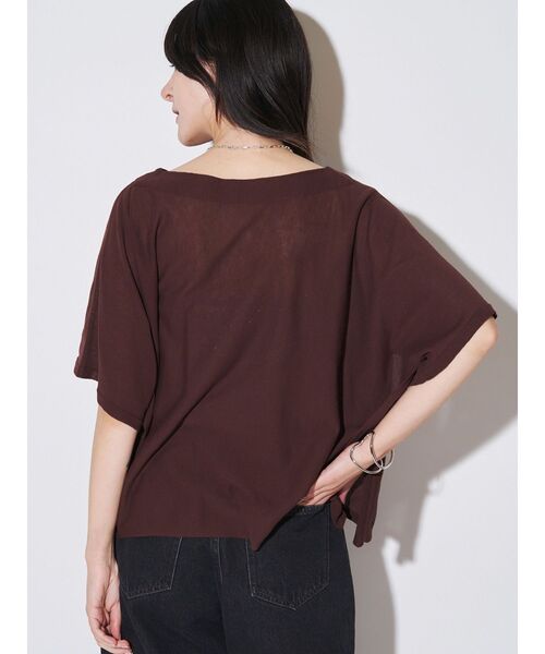 ELENDEEK（エレンディーク）の「ハイツイストドルマンTニット（ニット/セーター・レディース・ブラウン/グレー/ブルー・FREE）」の17枚目の写真