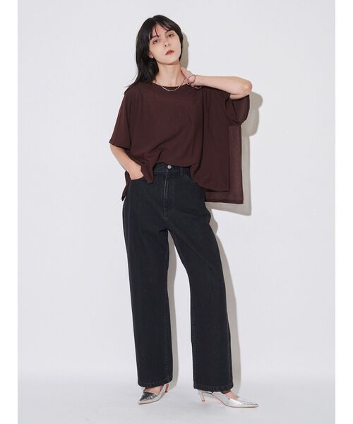 ELENDEEK（エレンディーク）の「ハイツイストドルマンTニット（ニット/セーター・レディース・ブラウン/グレー/ブルー・FREE）」の20枚目の写真