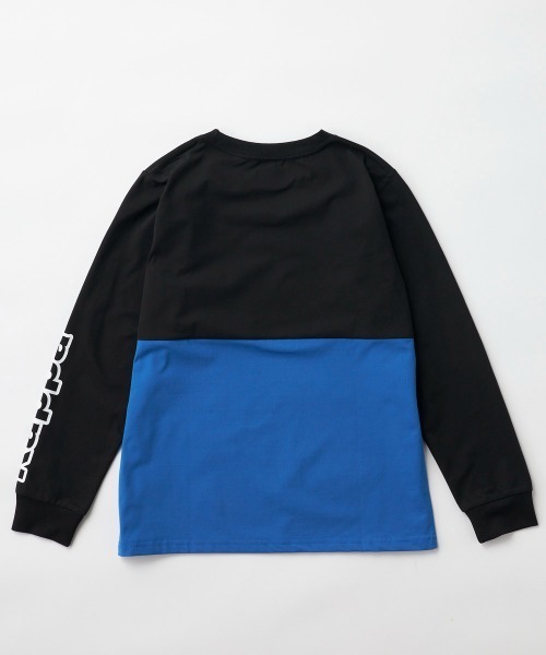 Kappa(カッパ)の「長袖Tシャツ(Tシャツ/カットソー・キッズ・杢グレー/ブラック/ネイビー・160/150/130/140)」の14枚目の写真