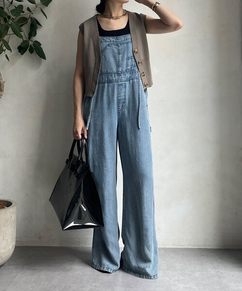 DouDou（ドゥドゥ）の「ニットベスト（ニット/セーター・レディース・ブラック/グレイッシュベージュ・FREE）」の14枚目の写真