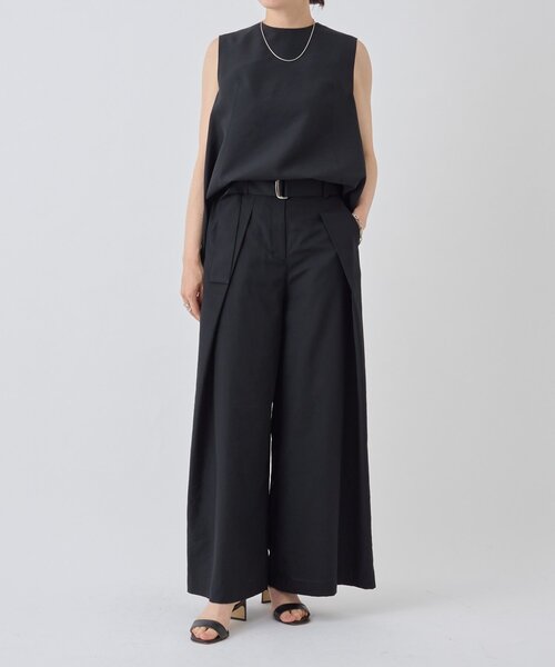 LIVETART（リヴェタート）の「ベルト付きオーバータックパンツ（その他パンツ・レディース・ブラック・FREE）」の16枚目の写真