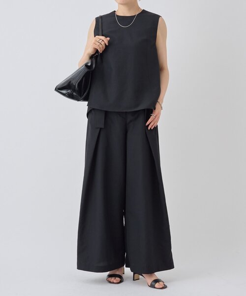 LIVETART（リヴェタート）の「ベルト付きオーバータックパンツ（その他パンツ・レディース・ブラック・FREE）」の18枚目の写真