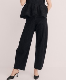 カービーパターンデニムパンツ