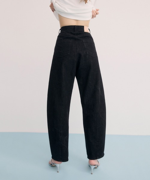 EIMY ISTOIRE(エイミーイストワール)の「カービーパターンデニムパンツ(デニムパンツ・レディース・ブラック・25inch/24inch)」の15枚目の写真