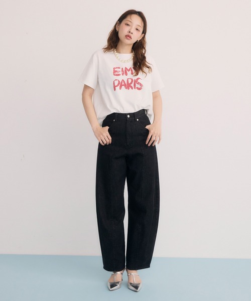 EIMY ISTOIRE(エイミーイストワール)の「カービーパターンデニムパンツ(デニムパンツ・レディース・ブラック・25inch/24inch)」の11枚目の写真