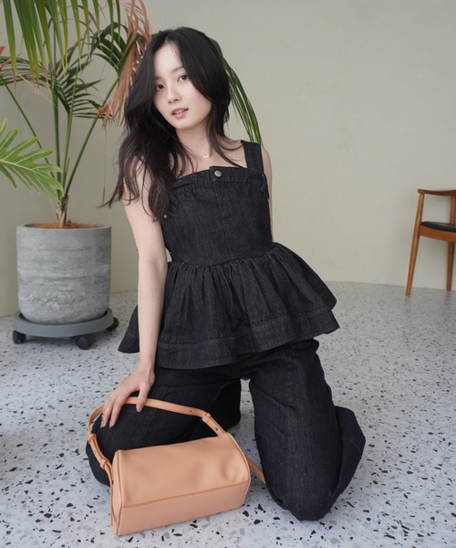 EIMY ISTOIRE(エイミーイストワール)の「カービーパターンデニムパンツ(デニムパンツ・レディース・ブラック・25inch/24inch)」の19枚目の写真