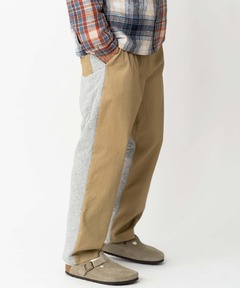 【暖】ウェーブキルト異素材パンツ