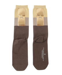 STAR FOIL PRINT COLOR BLOCK SOX