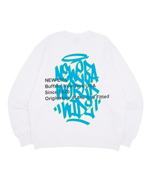 NEW ERA(ニューエラ)の「ニューエラ スウェット グラフィティロゴ ONSPOTZ別注(スウェット・メンズ・ホワイト/ブラック・XL/L/M/S/XXL)」の9枚目の写真