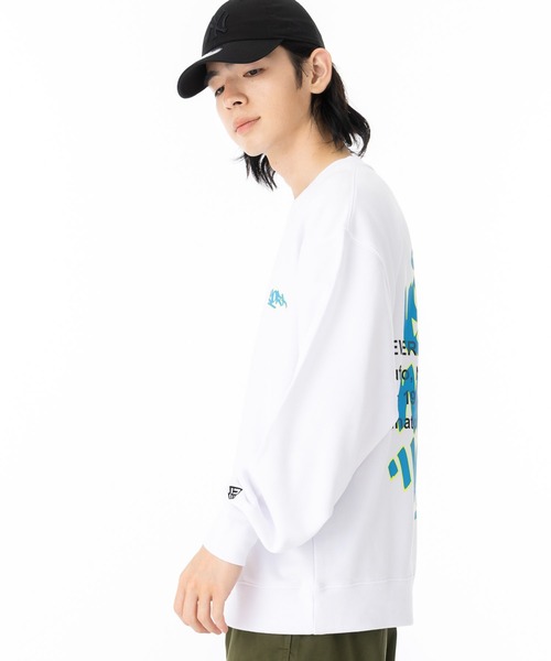 NEW ERA(ニューエラ)の「ニューエラ スウェット グラフィティロゴ ONSPOTZ別注(スウェット・メンズ・ホワイト/ブラック・XL/L/M/S/XXL)」の4枚目の写真