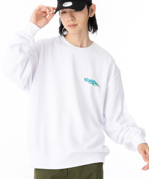 NEW ERA(ニューエラ)の「ニューエラ スウェット グラフィティロゴ ONSPOTZ別注(スウェット・メンズ・ホワイト/ブラック・XL/L/M/S/XXL)」の3枚目の写真