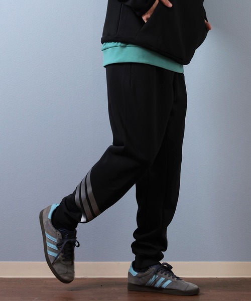 adidas(アディダス)の「adidas/アディダス ロンパン/スウェットパンツ セットアップ対応 JVN20(その他パンツ・メンズ・ブラック/グレー・M/2XL/XL/L)」の1枚目の写真