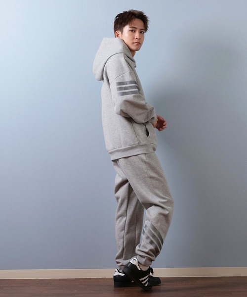 adidas(アディダス)の「adidas/アディダス ロンパン/スウェットパンツ セットアップ対応 JVN20(その他パンツ・メンズ・ブラック/グレー・M/2XL/XL/L)」の16枚目の写真