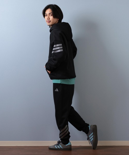 adidas(アディダス)の「adidas/アディダス ロンパン/スウェットパンツ セットアップ対応 JVN20(その他パンツ・メンズ・ブラック/グレー・M/2XL/XL/L)」の9枚目の写真