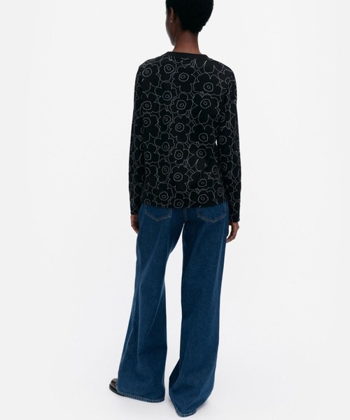 marimekko(マリメッコ)の「Sekunti Piirto Unikko / shirt(シャツ/ブラウス・レディース・ブラック・MEDIUM/LARGE/X-SMALL/SMALL/X-LARGE)」の4枚目の写真