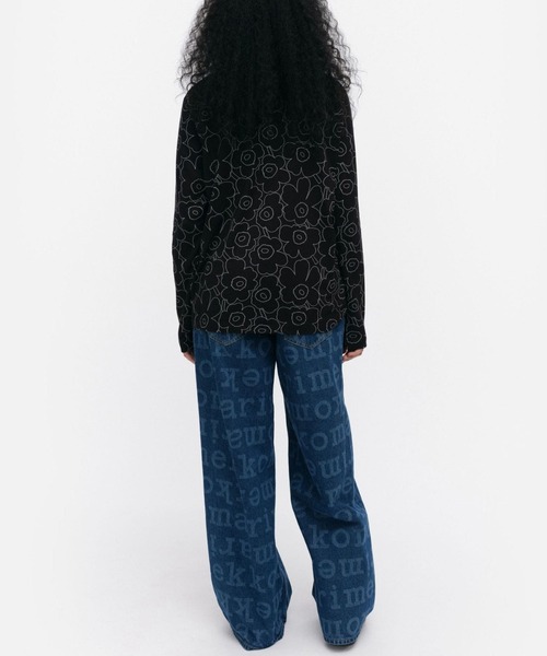 marimekko(マリメッコ)の「Sekunti Piirto Unikko / shirt(シャツ/ブラウス・レディース・ブラック・MEDIUM/LARGE/X-SMALL/SMALL/X-LARGE)」の8枚目の写真