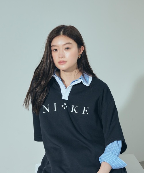 Nike Malbonコラボ　 ネイビー ブレードポロシャツ 2025年最新】malbon golf nikeの人気アイテム - メルカリ