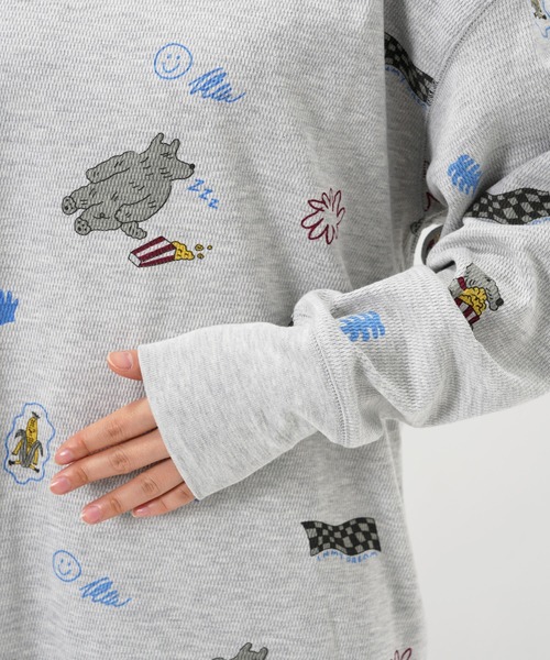 Common Noun(コモン ナウン)の「“CAT”&“DOG” norahi サーマルトップス(Tシャツ/カットソー・レディース・グレー/オフホワイト・L/M)」の21枚目の写真