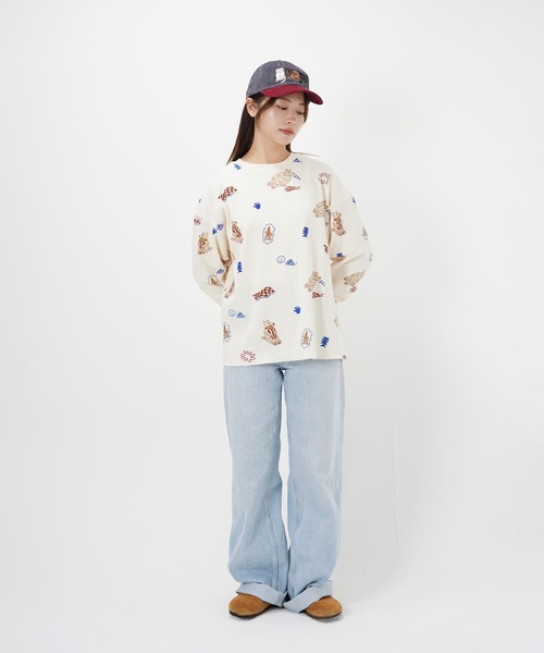 Common Noun(コモン ナウン)の「“CAT”&“DOG” norahi サーマルトップス(Tシャツ/カットソー・レディース・グレー/オフホワイト・L/M)」の16枚目の写真