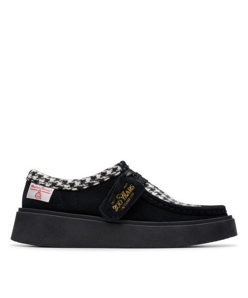 Clarks(クラークス)の「Torview W / レディーストービュー(ブラックツイードコンビ)(モカシン/デッキシューズ・レディース・ブラック・UK6/UK5.5/UK5/UK4.5/UK4/UK3.5/UK3)」の1枚目の写真
