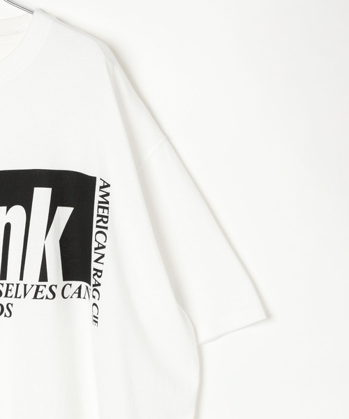 AMERICAN RAG CIE（アメリカンラグシー）の「【AMERICAN RAG CIE】THINK SST（ユニセックス）（Tシャツ/カットソー・メンズ・ホワイト・MEDIUM/LARGE）」の5枚目の写真
