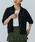ROSE BUD�i���[�Y�o�b�h�j�́uEMBROIDERY SHIRT�i�V���c/�u���E�X�j�v�b�u���b�N