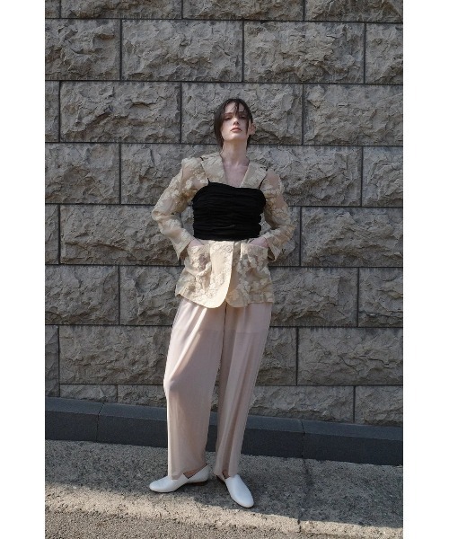 CLANE/クラネ/SHIRRING CAMI TOPS（タンクトップ）｜CLANE