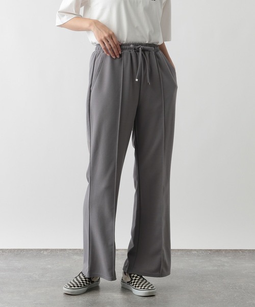 FOUND GOOD(ファウンドグッド)の「ジョーゼットセミフレアP(その他パンツ・レディース・ブラック/アイボリー/グレー系8/ブラウン系3・M/S/L)」の3枚目の写真