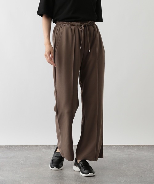 FOUND GOOD(ファウンドグッド)の「ジョーゼットセミフレアP(その他パンツ・レディース・ブラック/アイボリー/グレー系8/ブラウン系3・M/S/L)」の4枚目の写真