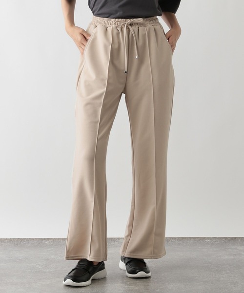 FOUND GOOD(ファウンドグッド)の「ジョーゼットセミフレアP(その他パンツ・レディース・ブラック/アイボリー/グレー系8/ブラウン系3・M/S/L)」の1枚目の写真