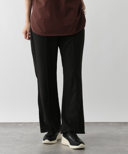 FOUND GOOD(ファウンドグッド)の「ジョーゼットセミフレアP(その他パンツ・レディース・ブラック/アイボリー/グレー系8/ブラウン系3・M/S/L)」の2枚目の写真