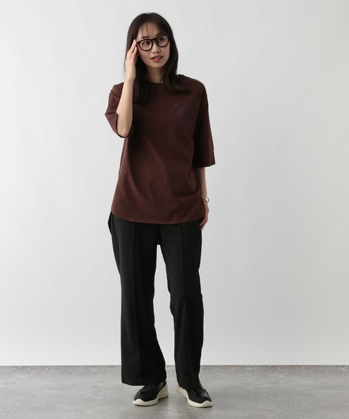 FOUND GOOD(ファウンドグッド)の「ジョーゼットセミフレアP(その他パンツ・レディース・ブラック/アイボリー/グレー系8/ブラウン系3・M/S/L)」の5枚目の写真