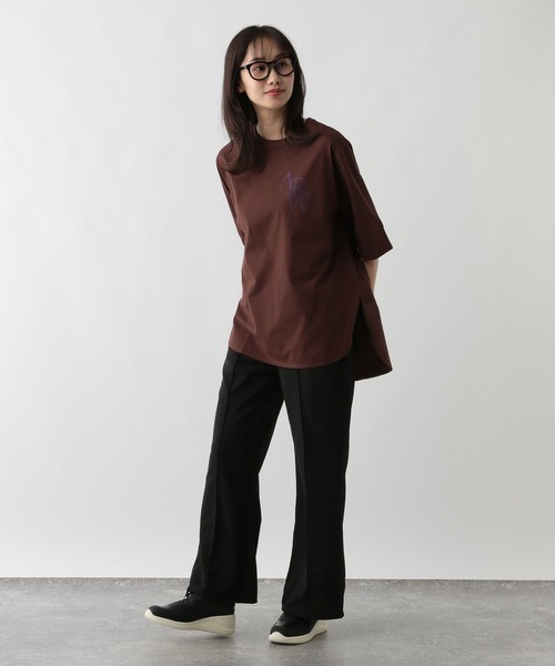 FOUND GOOD(ファウンドグッド)の「ジョーゼットセミフレアP(その他パンツ・レディース・ブラック/アイボリー/グレー系8/ブラウン系3・M/S/L)」の6枚目の写真