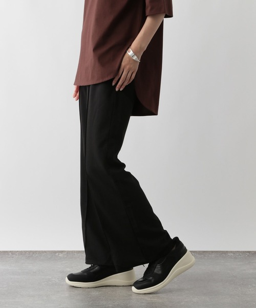 FOUND GOOD(ファウンドグッド)の「ジョーゼットセミフレアP(その他パンツ・レディース・ブラック/アイボリー/グレー系8/ブラウン系3・M/S/L)」の8枚目の写真