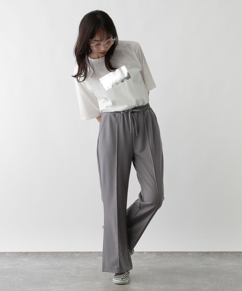 FOUND GOOD(ファウンドグッド)の「ジョーゼットセミフレアP(その他パンツ・レディース・ブラック/アイボリー/グレー系8/ブラウン系3・M/S/L)」の10枚目の写真