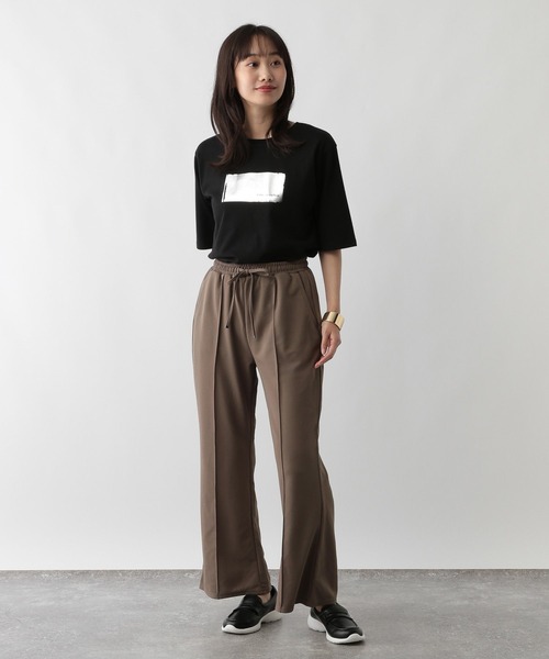 FOUND GOOD(ファウンドグッド)の「ジョーゼットセミフレアP(その他パンツ・レディース・ブラック/アイボリー/グレー系8/ブラウン系3・M/S/L)」の13枚目の写真