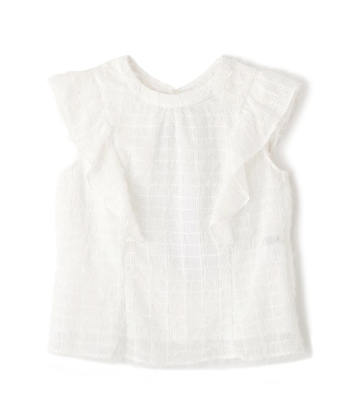 JILL by JILL STUART（ジルバイジルスチュアート）の「◇フェザーチェックブラウス（シャツ/ブラウス・レディース・ホワイト/ブラック・FREE）」の16枚目の写真