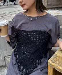 CIAOPANIC TYPY | ■クロシェフリンジスカーフ(バンダナ/スカーフ)