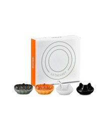 Le Creuset（ルクルーゼ）の「ミニ・ハロウィン ディッシュ (4個入り) パンプキン／キャット（食器）」