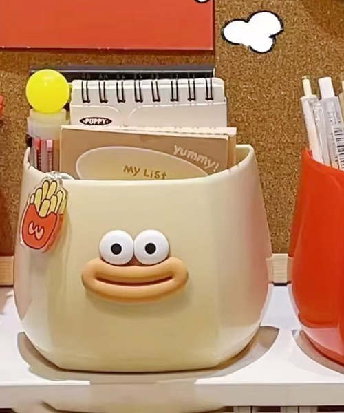 Port（ポート）の「【 Port / ポート 】 ムグムグ ポケ スタンド / デスク収納 インテリア 雑貨 #（収納グッズ・レディース・アイボリー/レッド・FREE）」の3枚目の写真