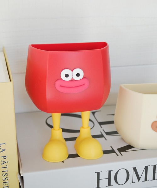 Port（ポート）の「【 Port / ポート 】 ムグムグ ポケ スタンド / デスク収納 インテリア 雑貨 #（収納グッズ・レディース・アイボリー/レッド・FREE）」の7枚目の写真