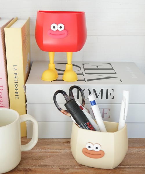 Port（ポート）の「【 Port / ポート 】 ムグムグ ポケ スタンド / デスク収納 インテリア 雑貨 #（収納グッズ・レディース・アイボリー/レッド・FREE）」の8枚目の写真