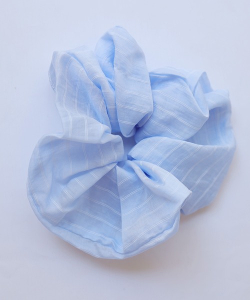 Crisp（クリスプ）の「ストライプシアーシュシュ（シュシュ・レディース・イエロー/ブルー・FREE）」の9枚目の写真